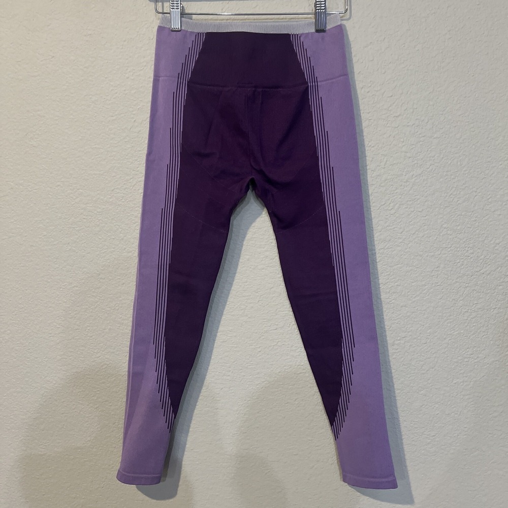 Fabletics Seamless‎ PURPLE Fusion High-waisted 7/8 Color block SMALL